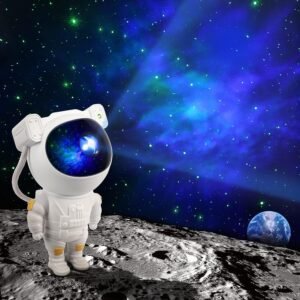 Robot Sky Space Stars Light Astronaut Galaxy Projector, Night lamp, Bedroom, Kids, Projector, Remote Control, Star Projector
